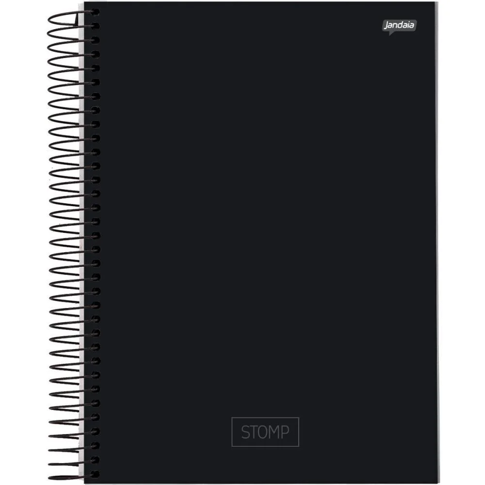 Caderno 01X1 Capa Dura Stomp Preto 96Fls. Jandaia (Pct.c/04) - imagem 3