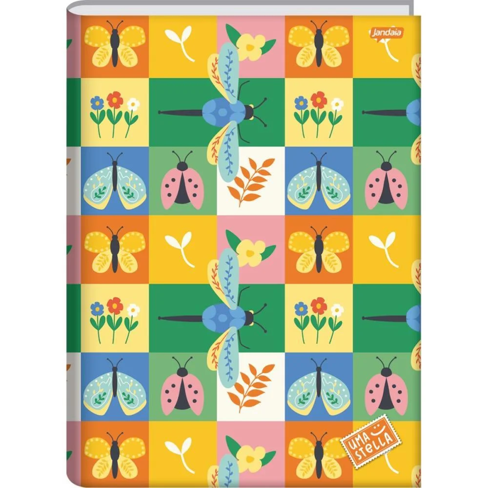Caderno Brochurao Capa Dura Stella 60Fls. Jandaia (Pct.c/10) - imagem 5