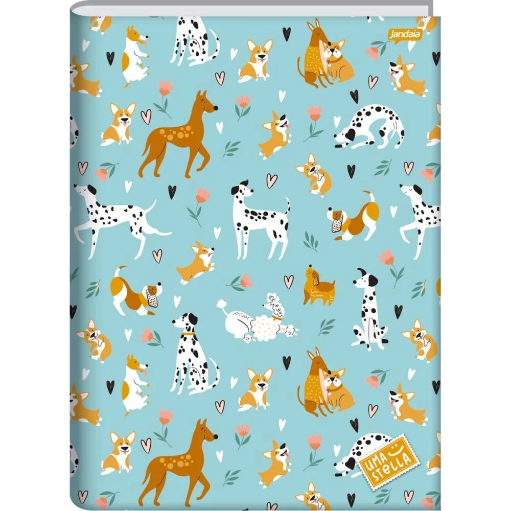Caderno Brochura 1/4 Capa Dura Stella 80Fls. Jandaia (Pct.c/05) - imagem 5