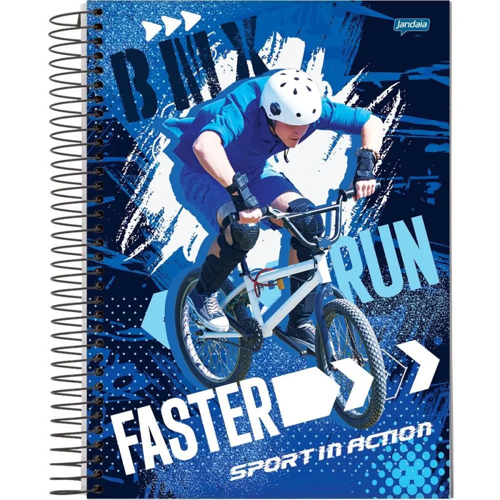 Caderno 12X1 Capa Dura Sport 192Fls. Jandaia (Pct.c/04) - imagem 4