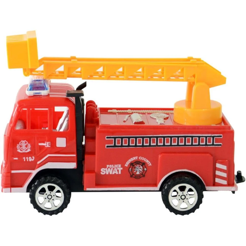 Carrinho A Friccao Bombeiro 16,5Cm Art Brink - imagem 3