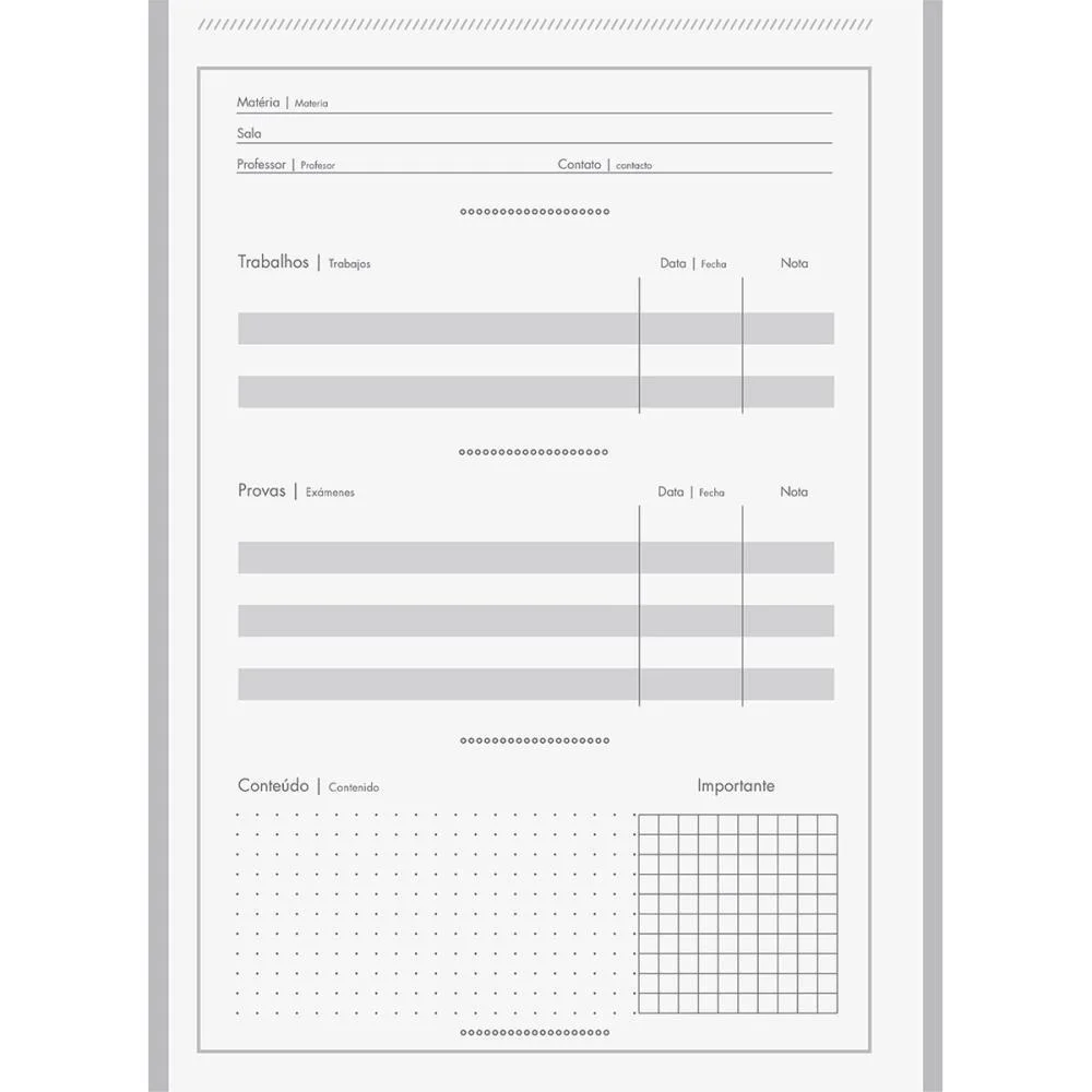 Caderno Espiral 1/4 Capa Dura Stiff Slim 80Fls. Preto Jandaia (Pct.c/05) - imagem 5