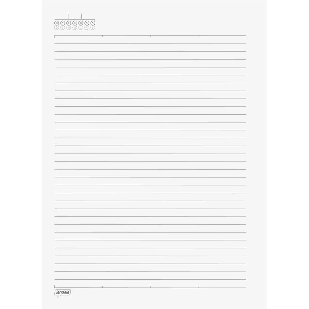 Caderno Espiral 1/4 Capa Dura Stiff Slim 80Fls. Preto Jandaia (Pct.c/05) - imagem 6