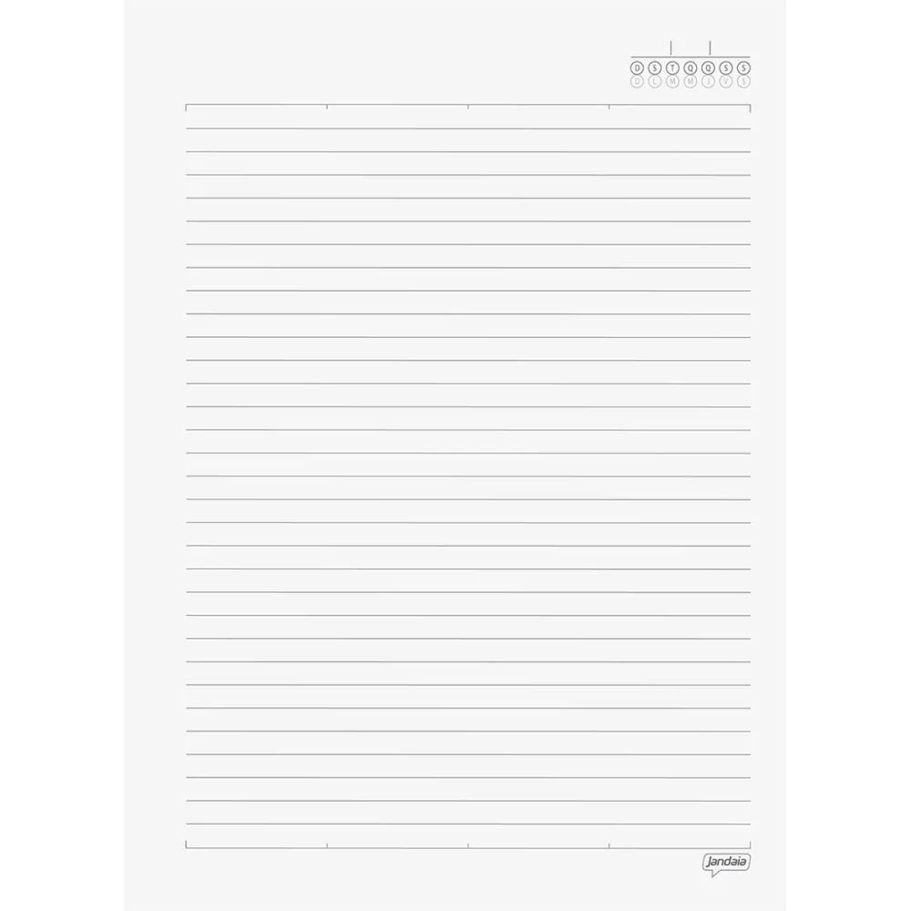 Caderno Espiral 1/4 Capa Dura Stiff Slim 80Fls. Preto Jandaia (Pct.c/05) - imagem 7