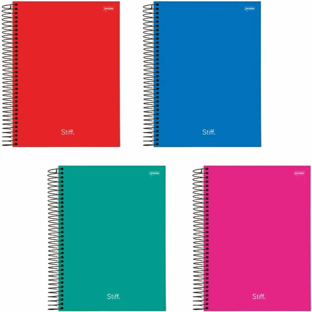 Caderno 01X1 Capa Dura Stiff Slim 80Fls. Jandaia (Pct.c/04) - imagem 2