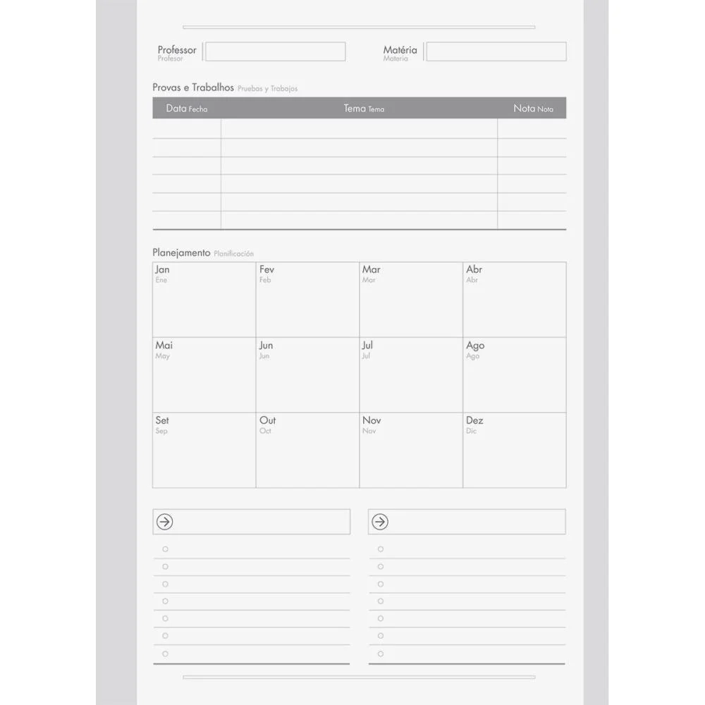 Caderno 10X1 Capa Dura Stiff Slim 160Fls. Jandaia (Pct.c/04) - imagem 7