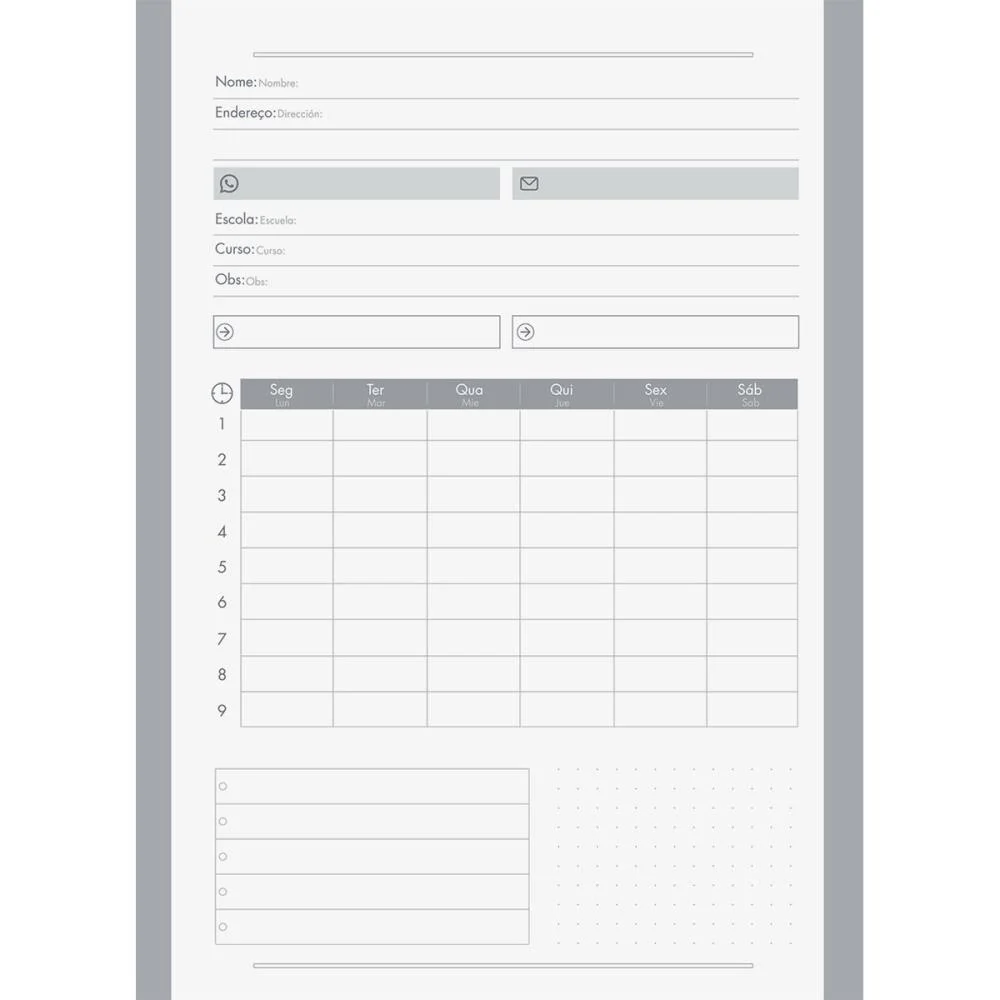 Caderno 10X1 Capa Dura Stiff Slim 160Fls. Jandaia (Pct.c/04) - imagem 9