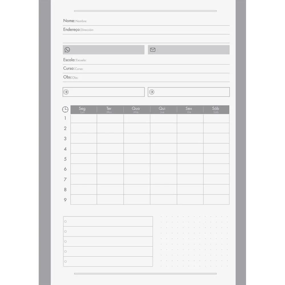 Caderno 10X1 Capa Dura Stiff Slim 160Fls. Preto Jandaia (Pct.c/04) - imagem 5