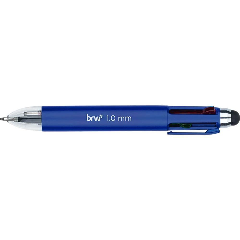 Caneta Esferografica Mini 4Cores 1.0Mm C/Touch Brw (Dp.c/12) - imagem 5