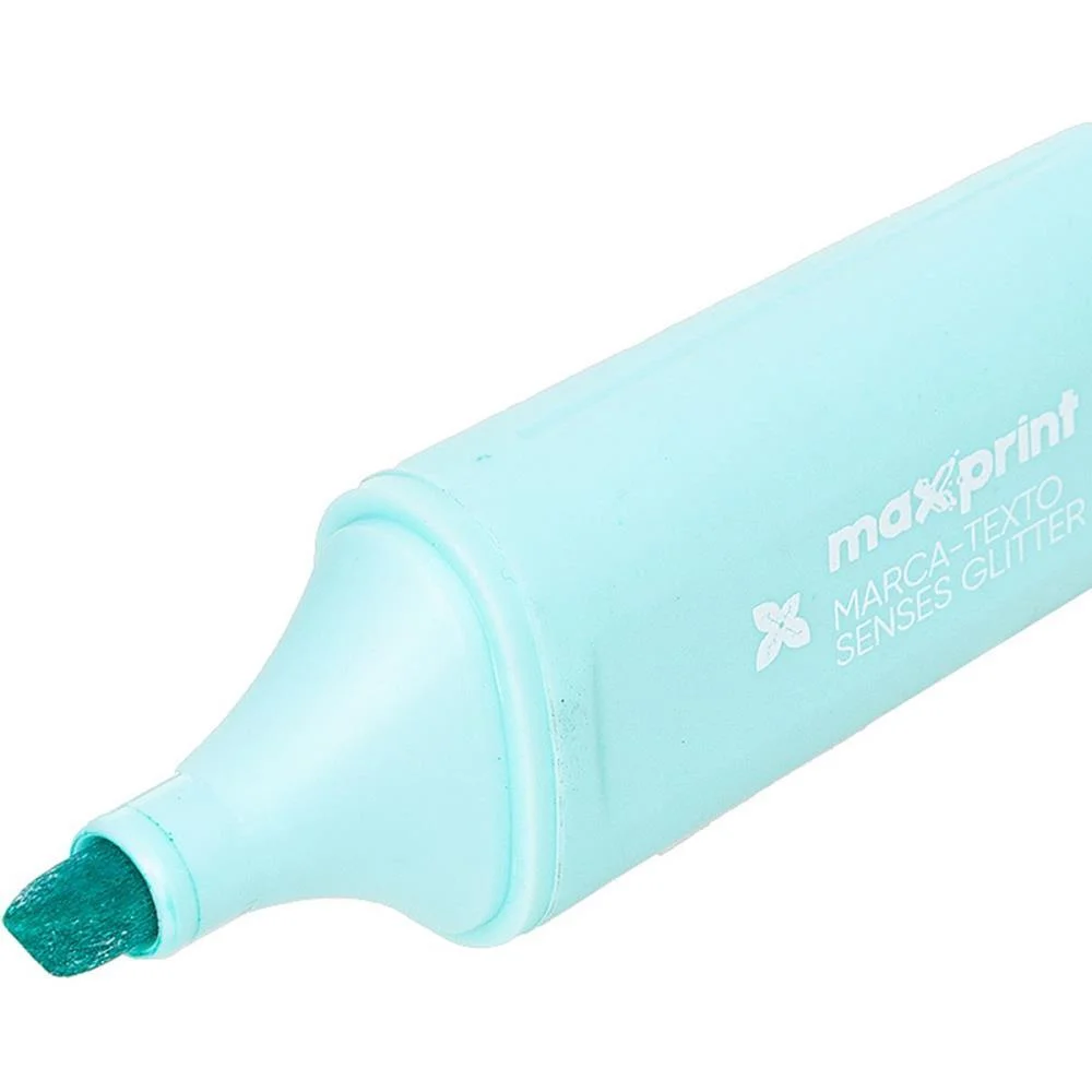 Caneta Marca Texto 4 Cores Glitter Com Cheirinho Maxprint (Estojo) - imagem 6