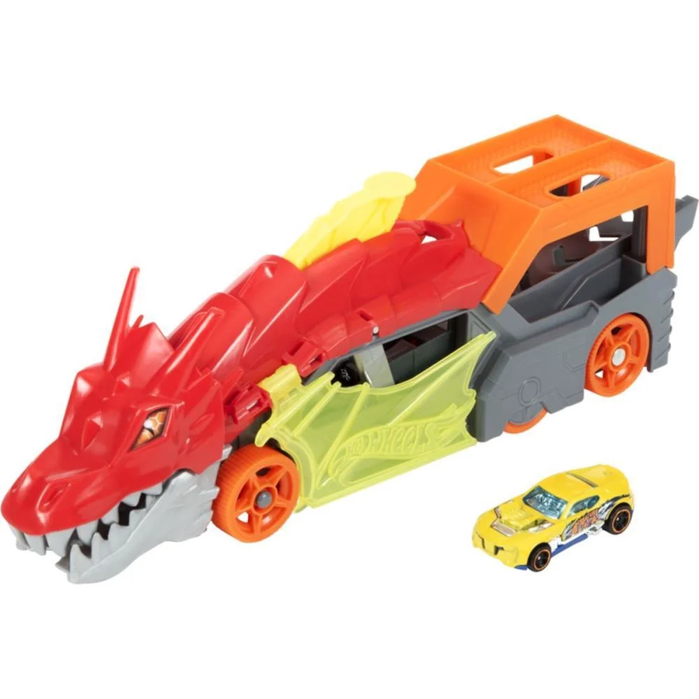 Hot Wheels Pista City Reboque De Dragão Mattel (Unidade) - imagem 2