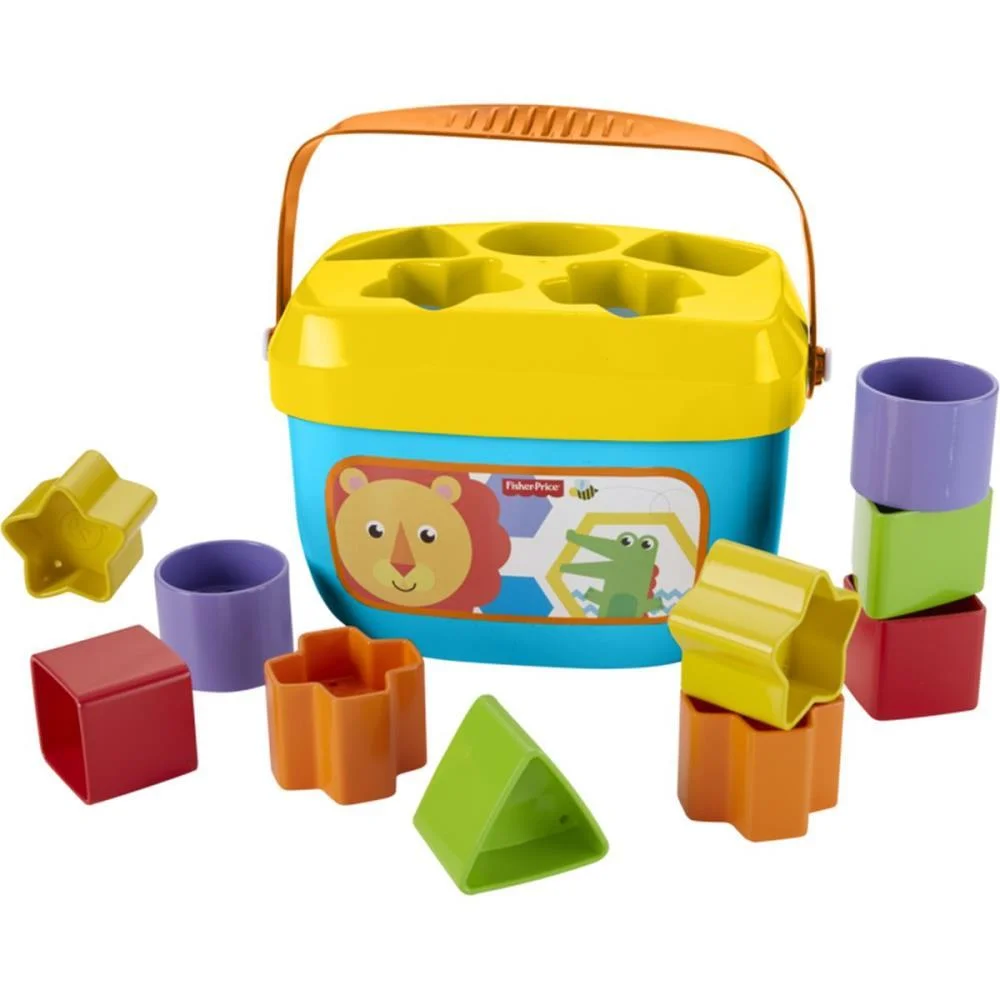 Fisher-Price Infant Encaixe Balde De Blocos 10Pcs Mattel (Unidade) - imagem 3