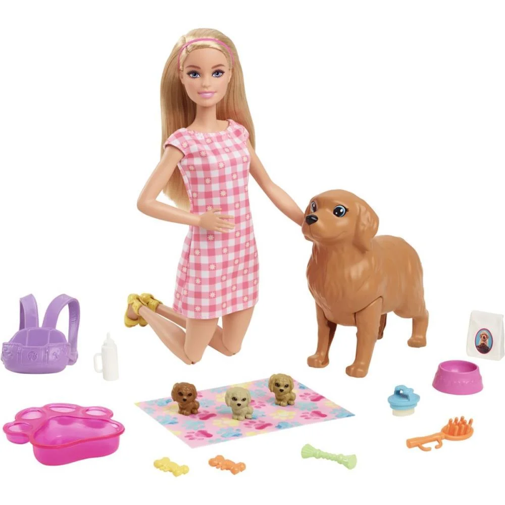 Barbie Family Cjto Filhotes Recém-Nascidos Mattel (Unidade) - imagem 3