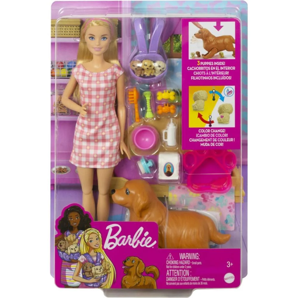 Barbie Family Cjto Filhotes Recém-Nascidos Mattel (Unidade) - imagem 8
