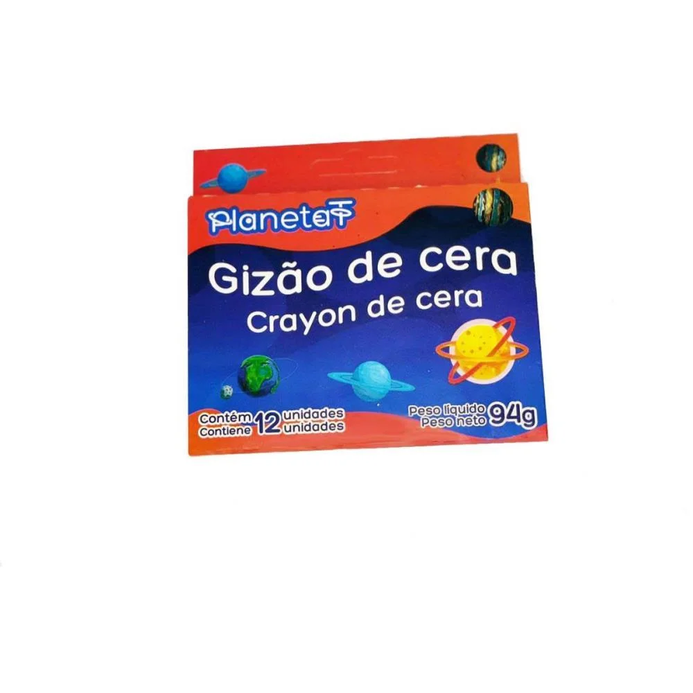 Giz De Cera Fino 12 Cores V.m.p. (Pct.c/12) - imagem 2
