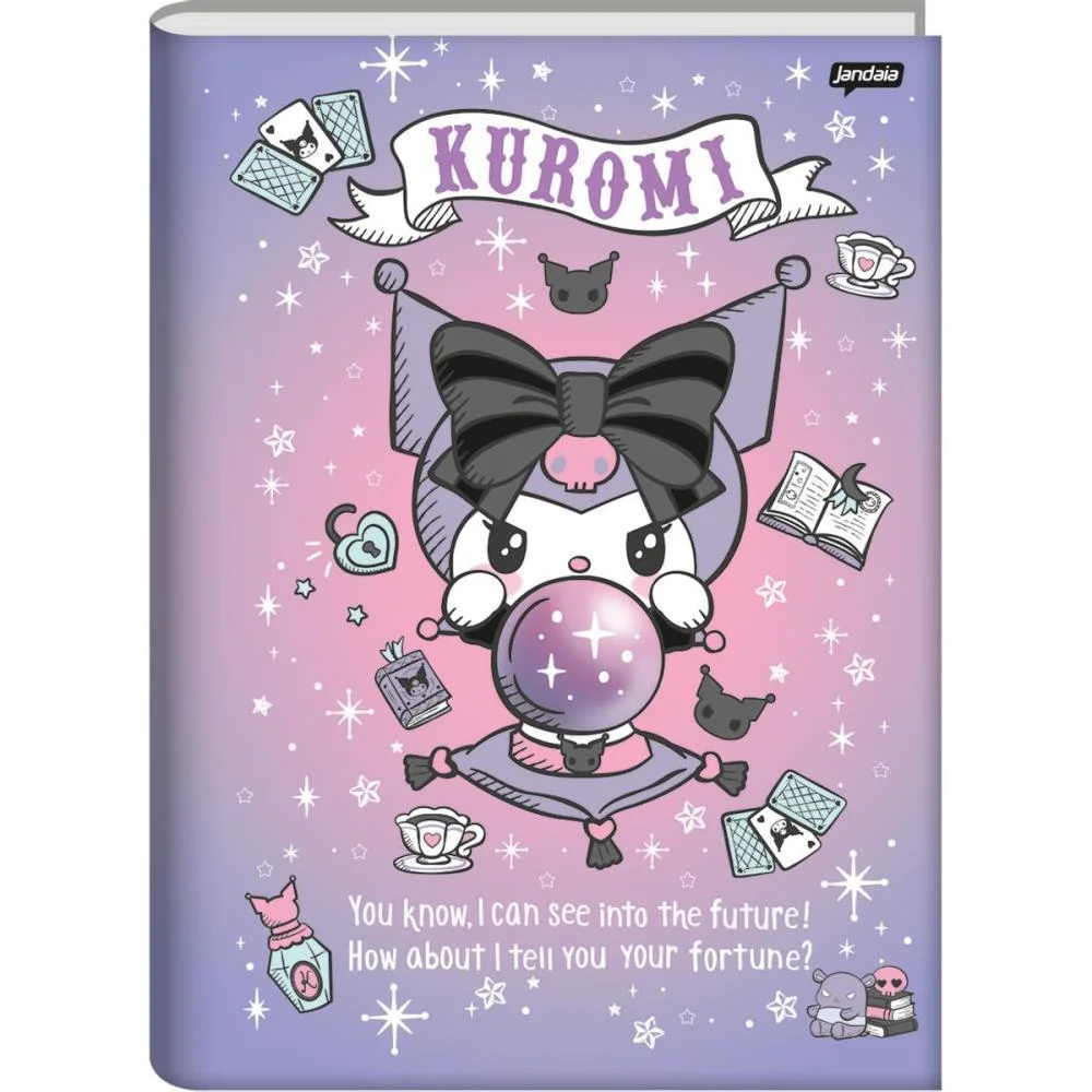 Caderno Brochurao Capa Dura Kuromi 80 Fls Jandaia (Pct.c/05) - imagem 4