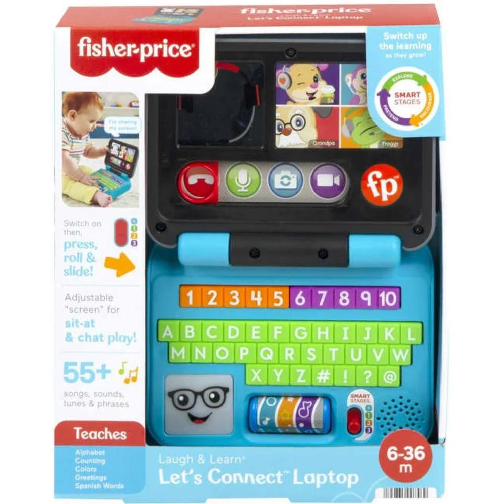 Fisher-Price Infant Laptop Vamos Conectar Mattel (Unidade) - imagem 5