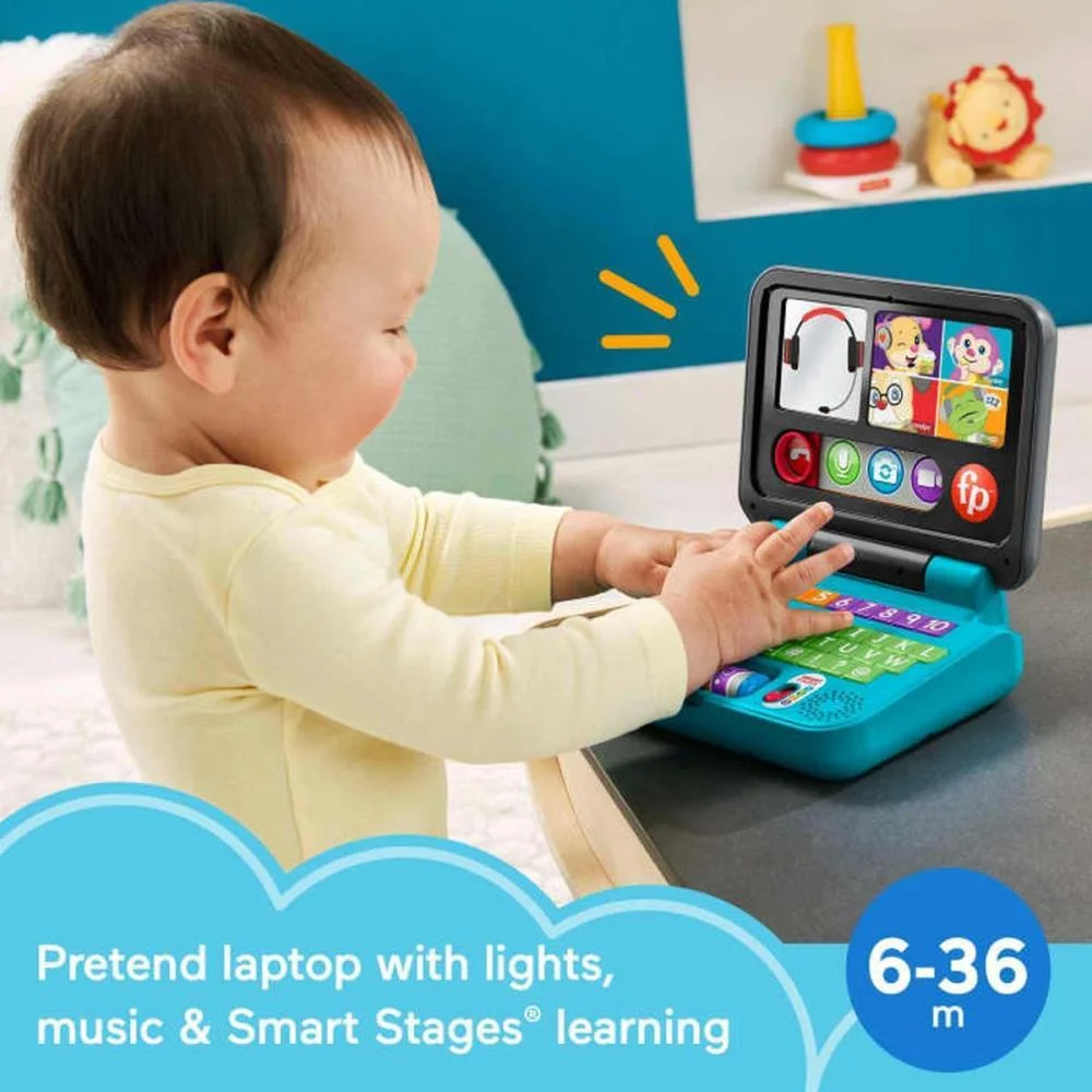Fisher-Price Infant Laptop Vamos Conectar Mattel (Unidade) - imagem 7