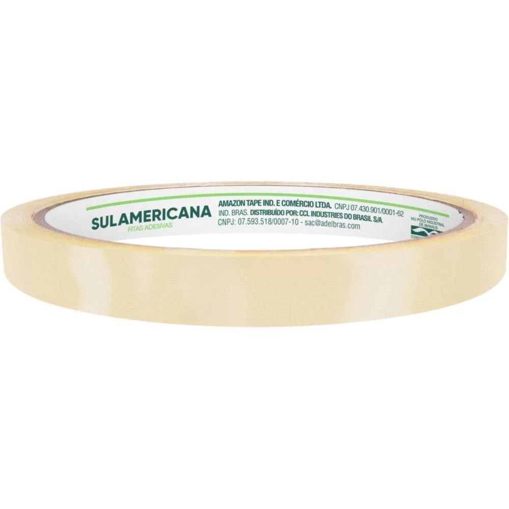 Fita Adesiva Polipropileno 12Mmx40M Transp. Sulamericana (Pct.c/12) - imagem 5