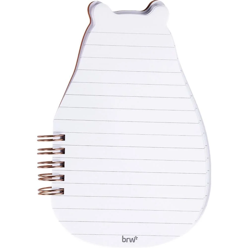 Caderneta Espiral Capa Dura Capivara E Panda Zoo 80Fl (S) Brw (Pct.c/04) - imagem 3