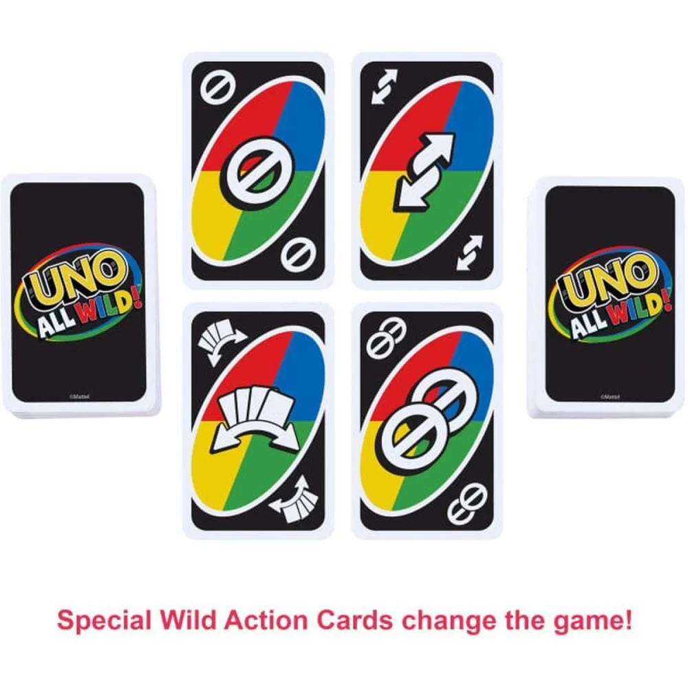 Jogo De Cartas Uno All Wild Mattel (Unidade) - imagem 6
