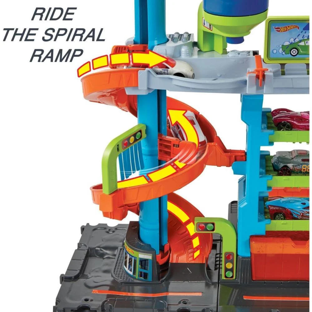 Hot Wheels Pista City Lava-Rápido Mega Torre Colorsh Mattel (Unidade) - imagem 5