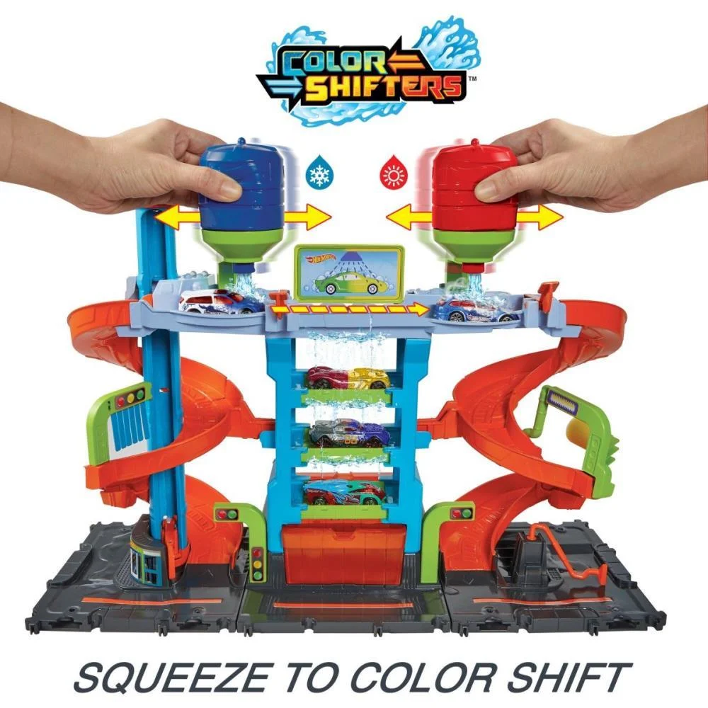 Hot Wheels Pista City Lava-Rápido Mega Torre Colorsh Mattel (Unidade) - imagem 6