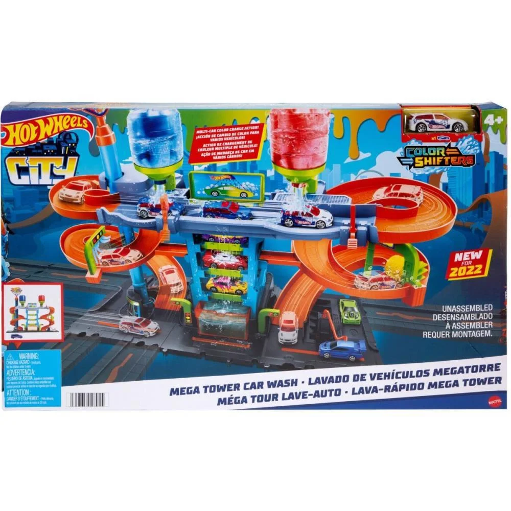 Hot Wheels Pista City Lava-Rápido Mega Torre Colorsh Mattel (Unidade) - imagem 9