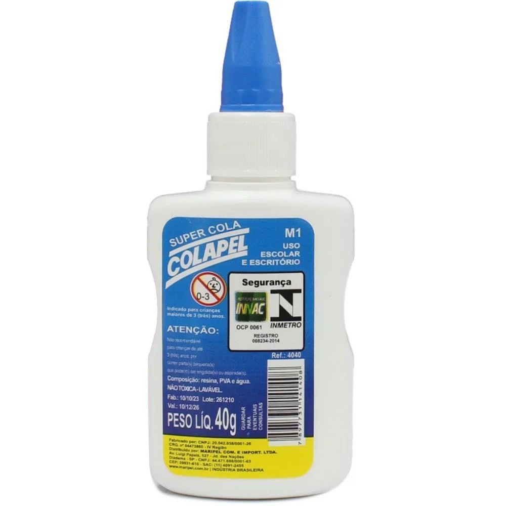 Cola Escolar Colapel 40G Maripel (Pct.c/06) - imagem 2