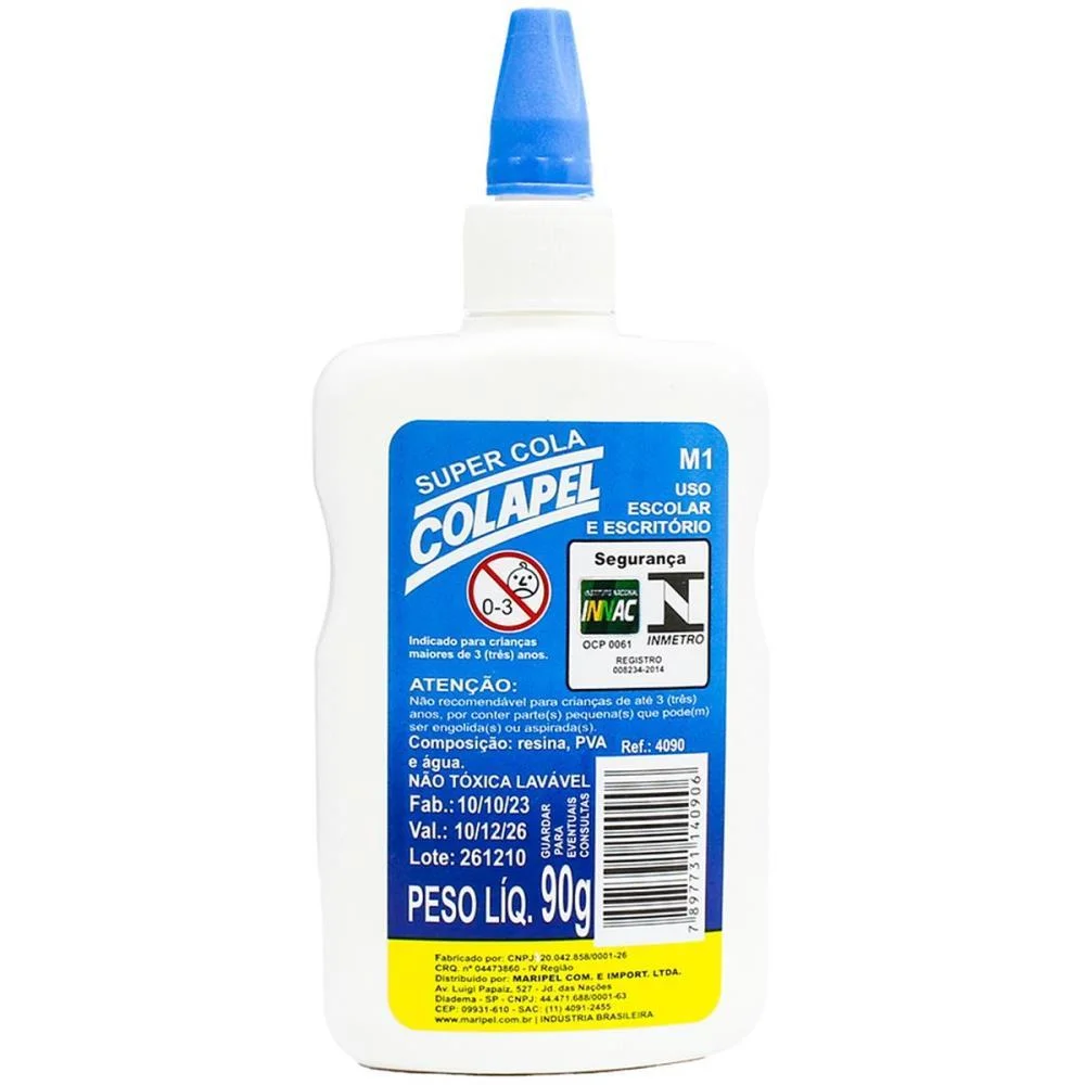 Cola Escolar Colapel 90G Maripel (Pct.c/06) - imagem 3