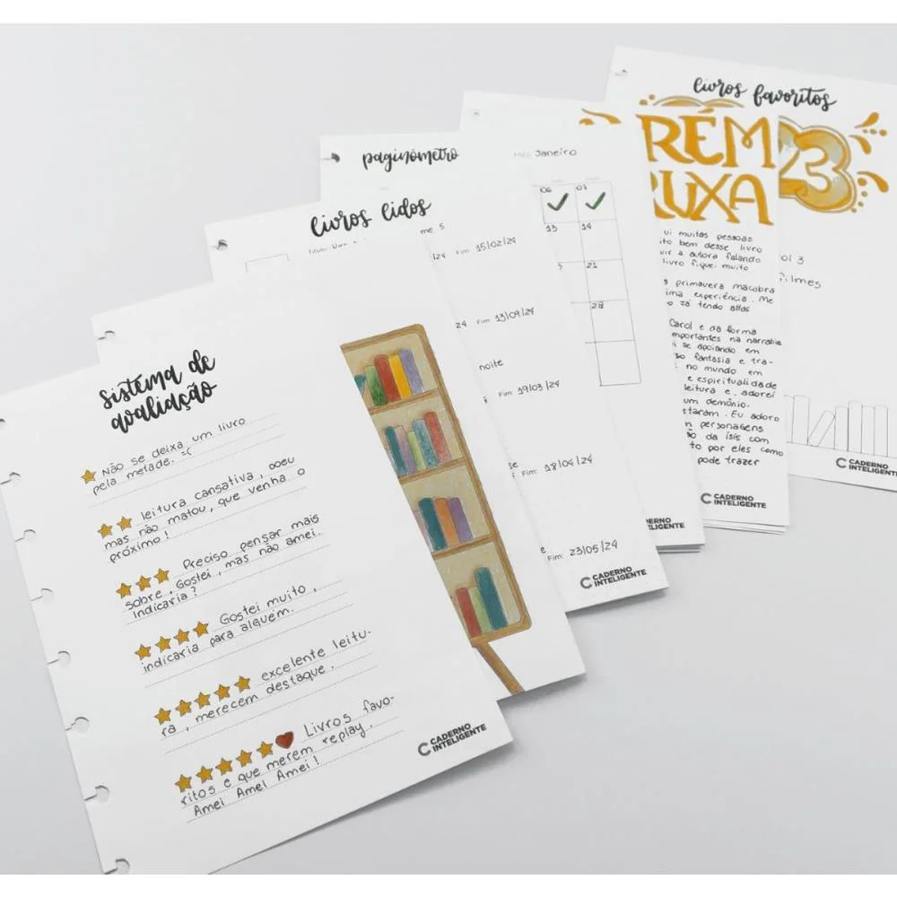 Caderno Inteligente A5 Caderno De Leitura 43Fls 120G. Caderno Inteligente (Unidade) - imagem 8