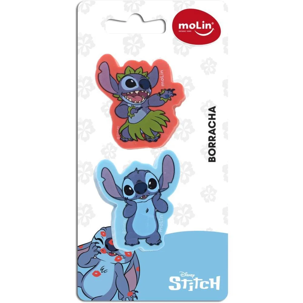 Borracha Decorada Stitch Molin (Bl.c/02) - imagem 2