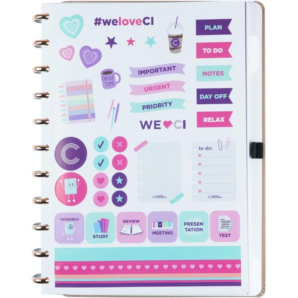 Caderno Inteligente Grande Cappuccino 80Fls 215X280Mm Caderno Inteligente (Unidade) - imagem 3