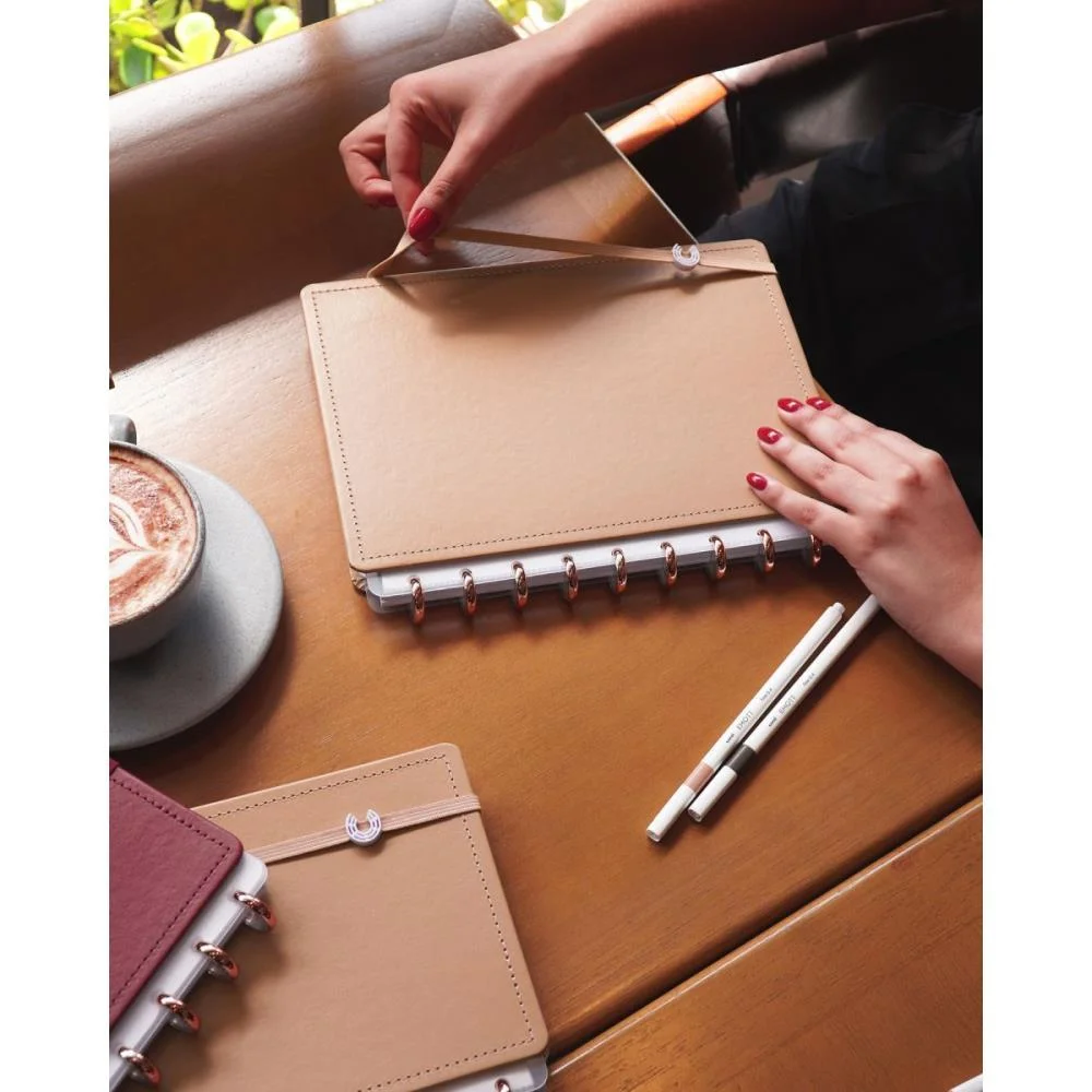 Caderno Inteligente Medio Cappuccino 80Fls 190X255Mm Caderno Inteligente (Unidade) - imagem 5