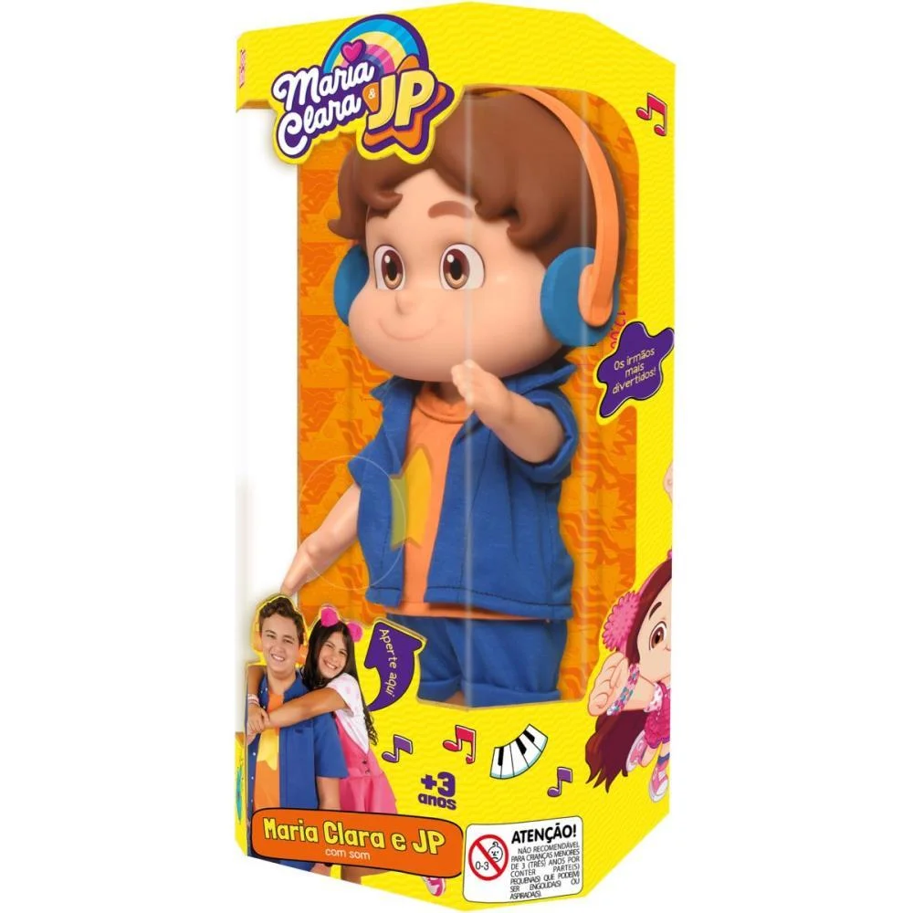 Boneco E Personagem Jp 14 Frases 32Cm Baby Brink (Unidade) - imagem 4