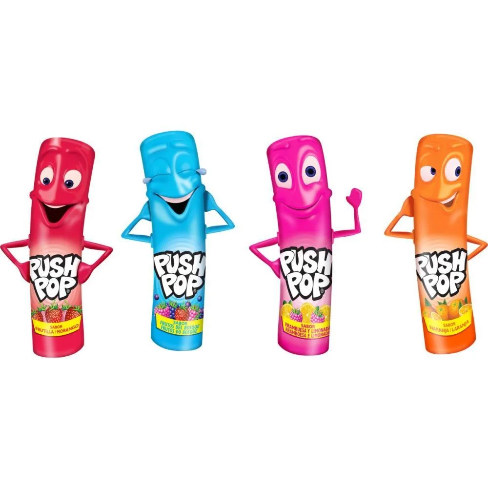 Doce Push Pop Tradicional Torre Bazooka Candy C/ 30 Unidades - imagem 4