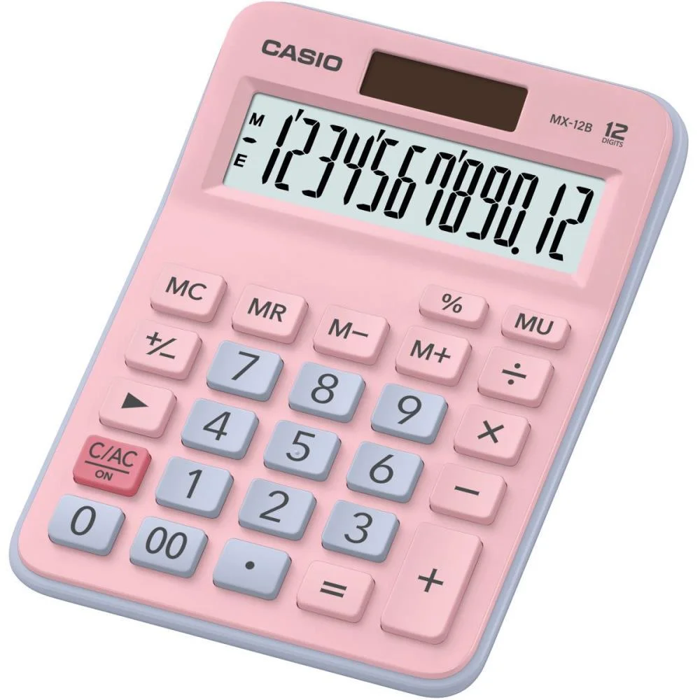 Calculadora De Mesa 12Dig.rs/Az Claro Solar/Bateri Casio (Unidade) - imagem 2