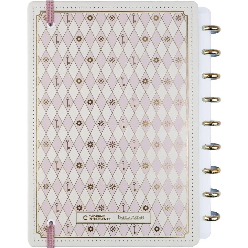 Caderno Inteligente Medio Isa Akkari Rose Key 80Fls Caderno Inteligente (Unidade) - imagem 9