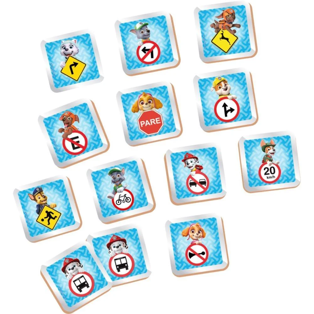 Jogo Da Memoria Patrulha Canina Transito 24Pcs Xalingo (Unidade) - imagem 4