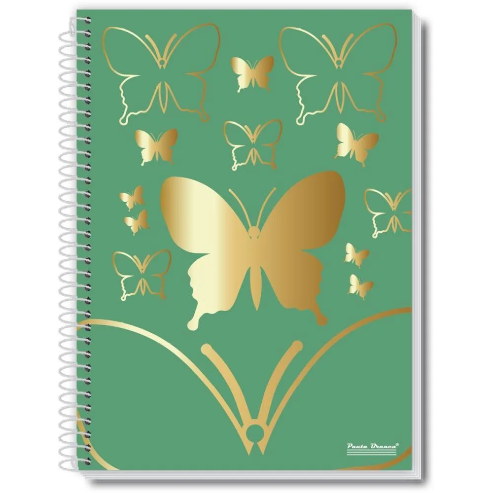 Caderno 20X1 Capa Dura Fly 320Fls. Pauta Branca (Pct.c/02) - imagem 4