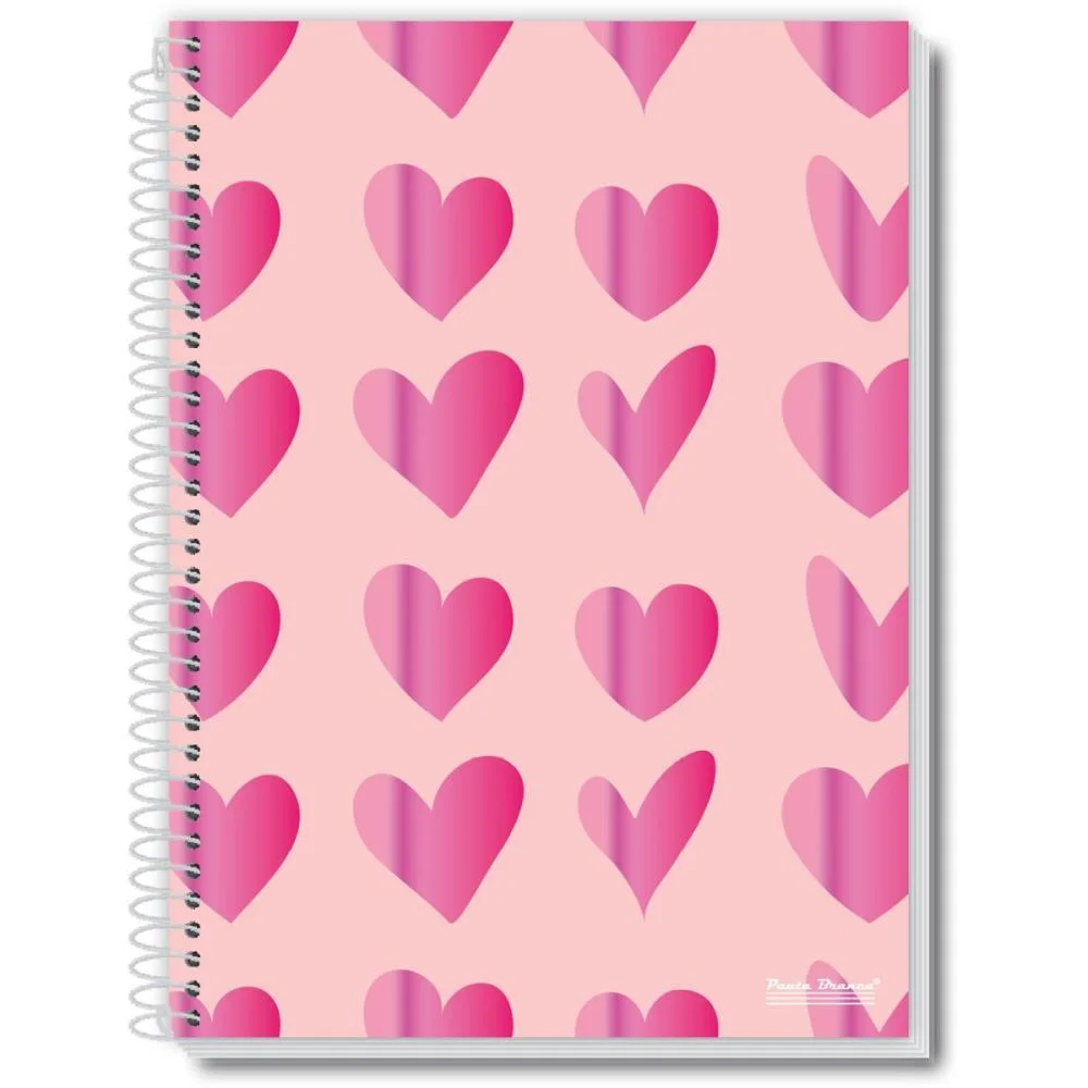 Caderno Espiral 1/4 Capa Dura Amo 80Fls. Pauta Branca (Pct.c/05) - imagem 3