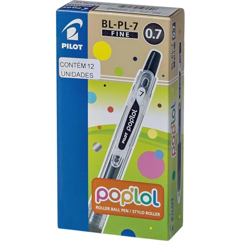 Caneta Gel Pop Lol Branca 0.7Mm Retratil Pilot (Cx.c/12) - imagem 5