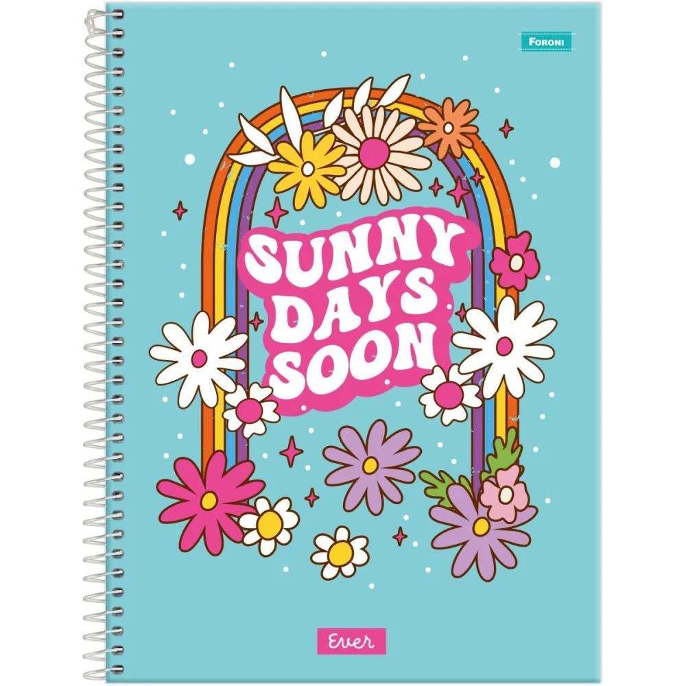 Caderno 10X1 Capa Dura Ever 160F Foroni (Pct.c/04) - imagem 5