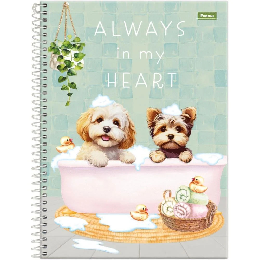 Caderno 10X1 Capa Dura Furfriends 160F Foroni (Pct.c/04) - imagem 5