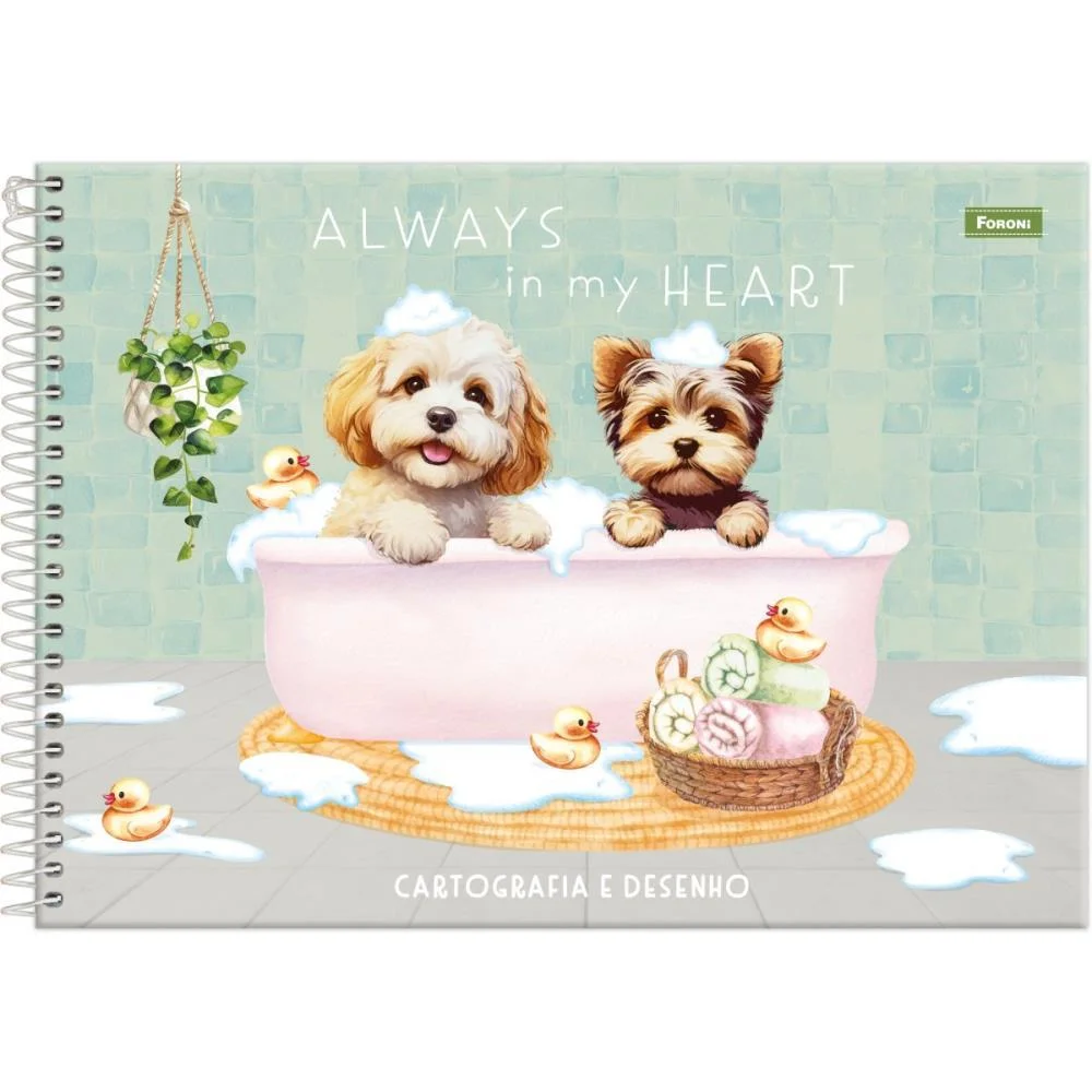 Caderno Desenho Univ Capa Dura Furfriends 80F Foroni (Pct.c/05) - imagem 4