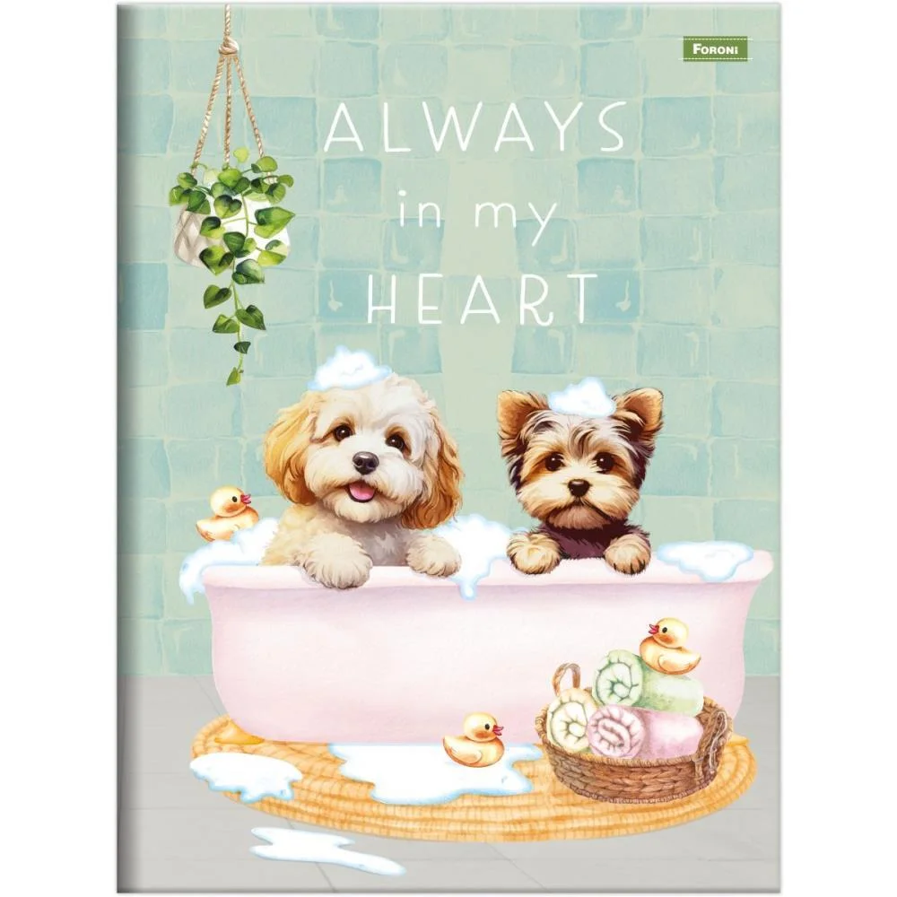 Caderno Brochurao Capa Dura Furfriends 80F Foroni (Pct.c/05) - imagem 2