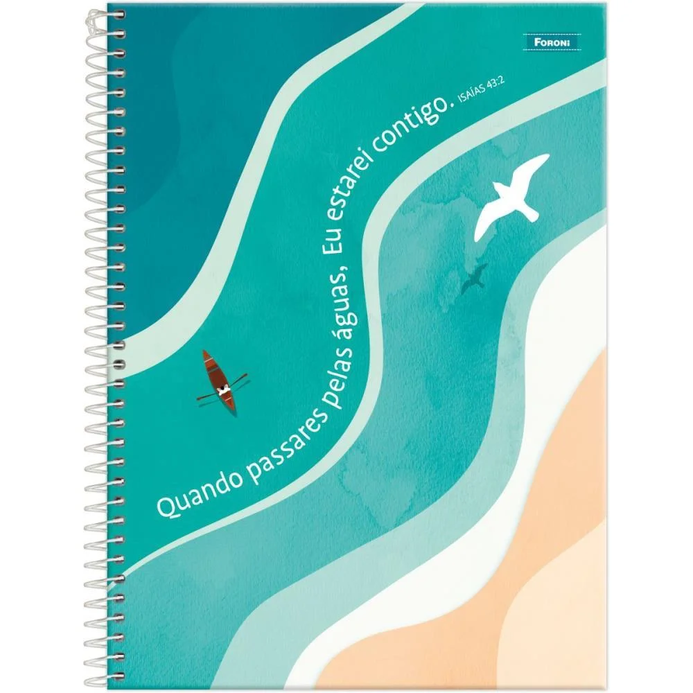 Caderno 10X1 Capa Dura Grace 160F Foroni (Pct.c/04) - imagem 3