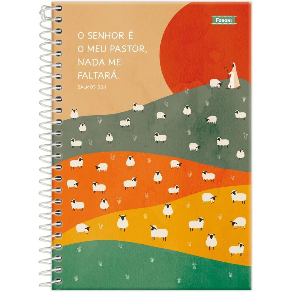 Caderno Espiral 1/4 Capa Dura Grace 80F Foroni (Pct.c/05) - imagem 3
