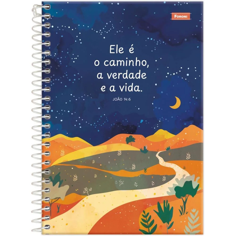 Caderno Espiral 1/4 Capa Dura Grace 80F Foroni (Pct.c/05) - imagem 4