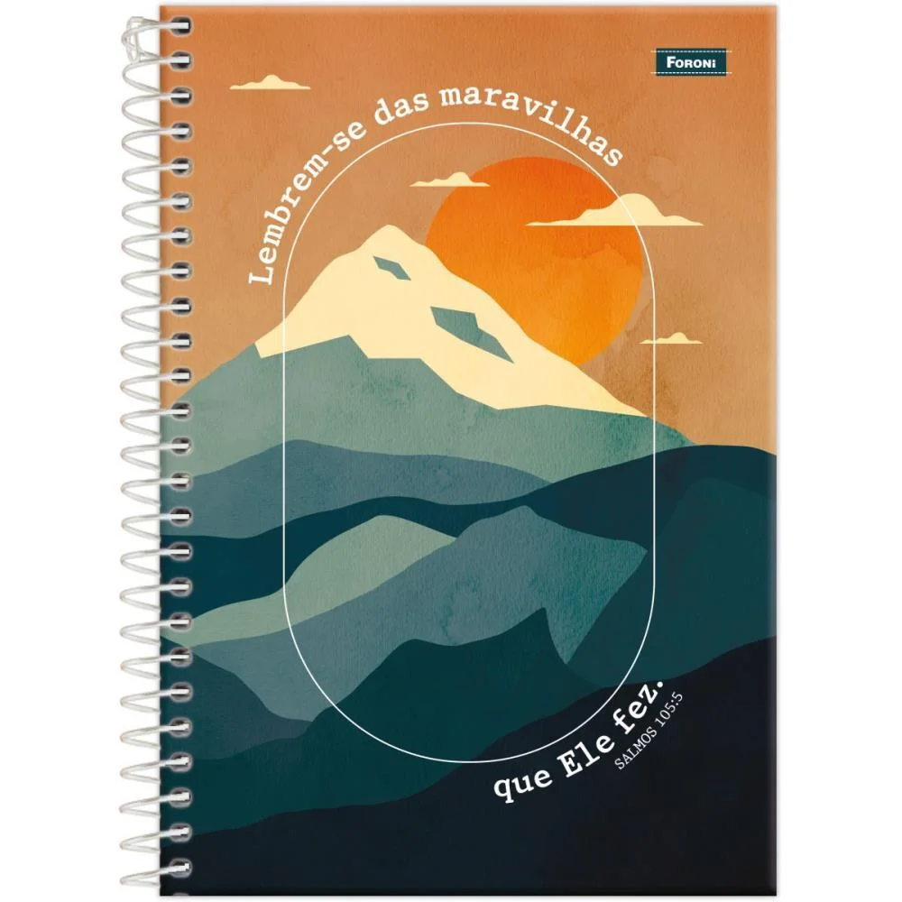 Caderno Espiral 1/4 Capa Dura Grace 80F Foroni (Pct.c/05) - imagem 5